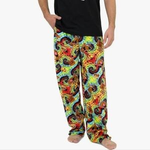 Scooby-Doo Mens XL Pajama Pants With Drawstring Novelty Print Fun Design Relaxed